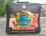 Kashmiri blanket Dolphin ,Modina, Fleece Blanket 4.5Kg + (King Size)