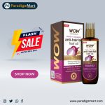 WOW Skin Science Onion Black Seed Hair Oil with Comb Applicator 100 ml.