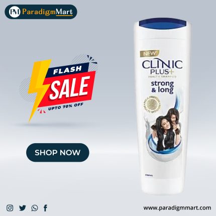 Clinic Plus Strong & Long Shampoo with Milk Proteins and Multivitamins 340 ml Bottle