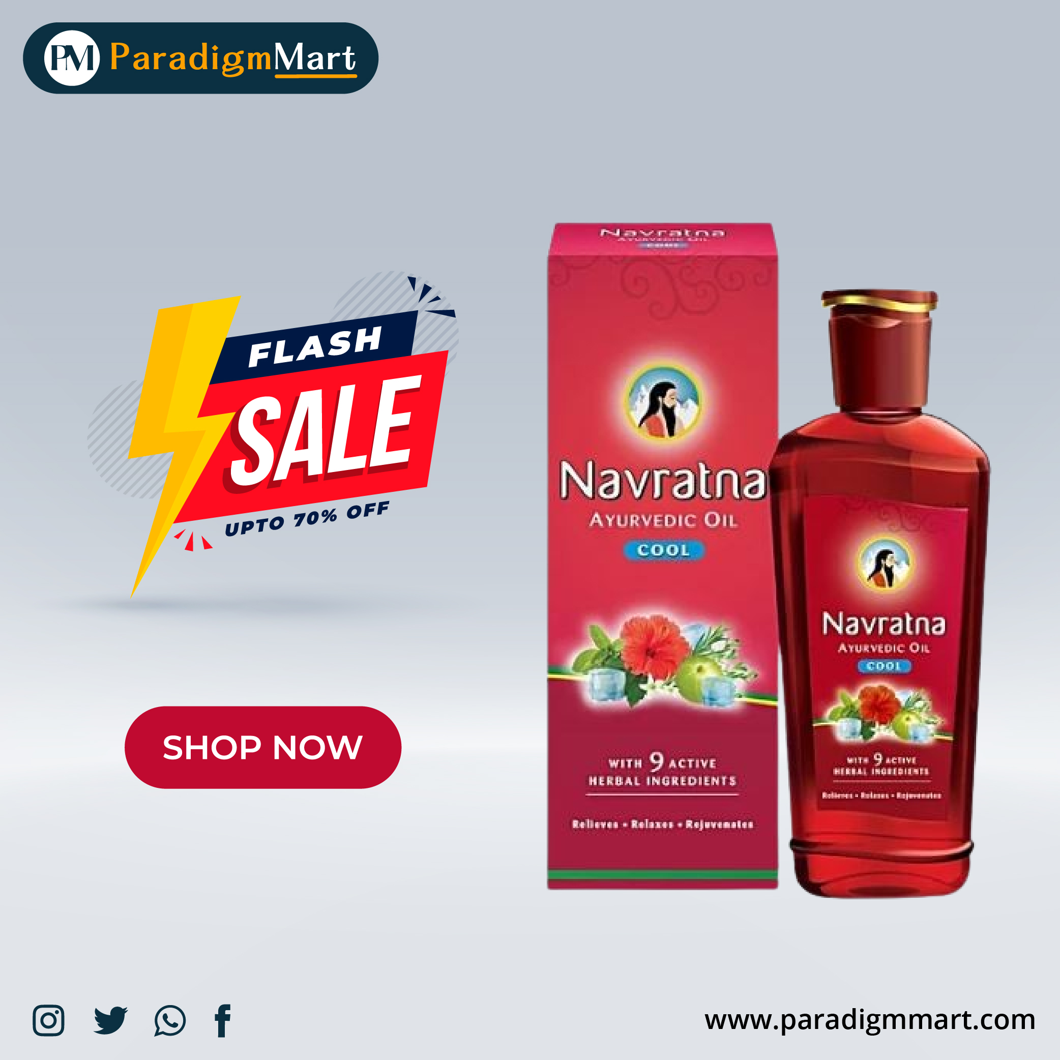 Navratna Ayurvedic Cool OilWith 9 Ayurvedic Herbs Relieves Headache, Fatigue Hair Oil (Herbal Tel) (650 ml)-01 Navratna Ayurvedic Cool Oil|With 9 Ayurvedic Herbs |Relieves Headache, Fatigue Hair Oil (Herbal Tel) (650 ml)