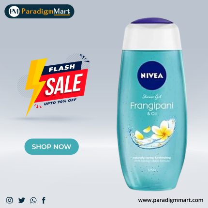 Nivea Frangipani & Oil Shower Gel - With Refreshing Scent, pH Balanced, Moisturising, 250 ml