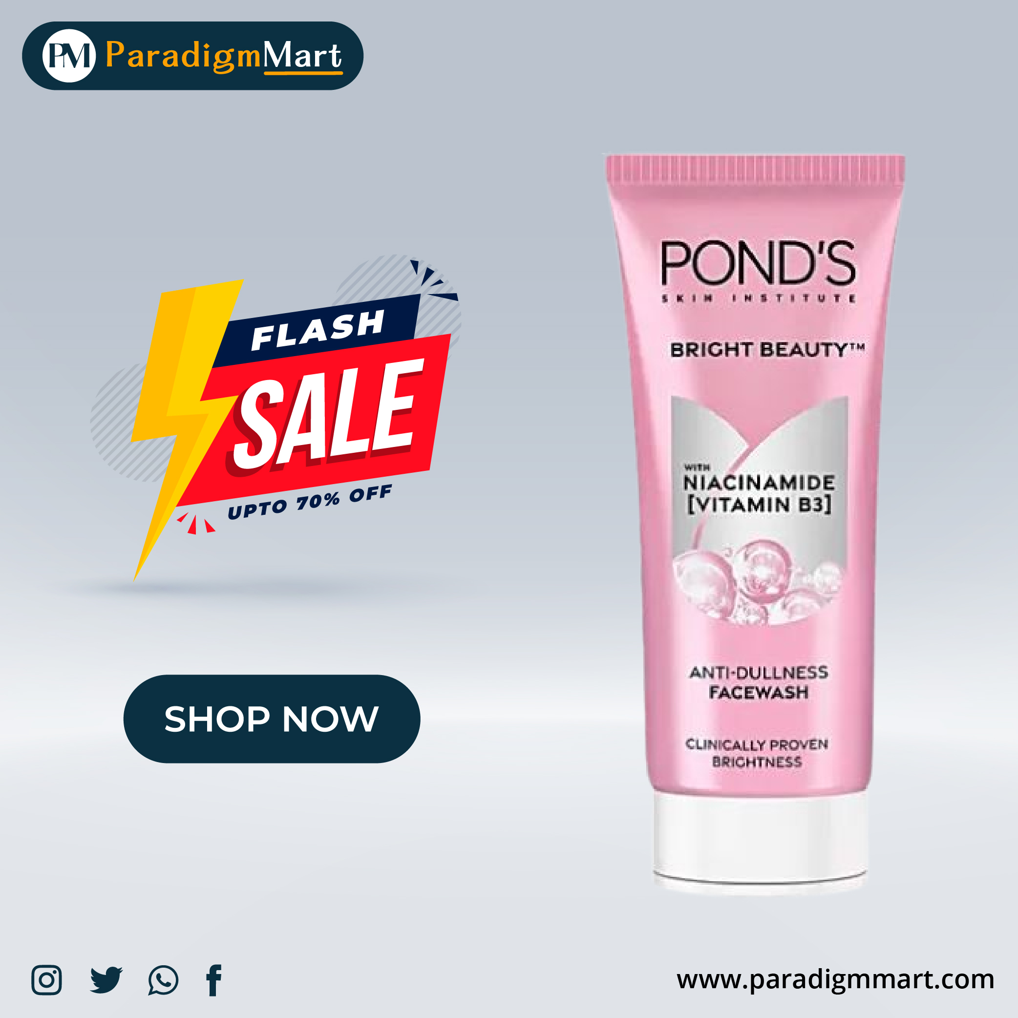 Ponds_Bright_Beauty_Facewash_with_Niacinamide__For_Glass_Skin-like_Shine__100_g-removebg-preview-01 Ponds Bright Beauty Facewash with Niacinamide, For Glass Skin-like Shine, 100 g