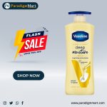 Vaseline Intensive Care, Deep Moisture Nourishing Body Lotion, 600 ml, for Dry, Rough Skin, For Men & Women
