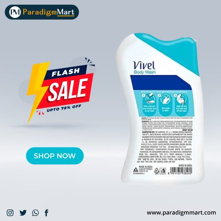 Vivel Body Wash - Mint & Cucumber, Cooling, Moisturizing, For Soft, Smooth Skin, 200 ml