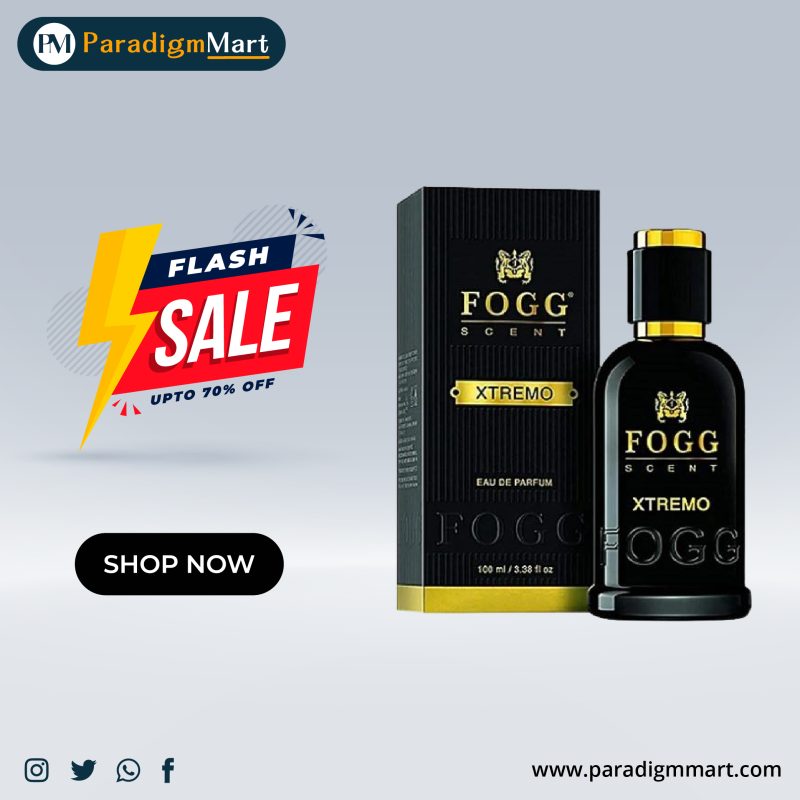 100 ml Fogg Xtremo Scent Eau De Parfum - Men’s Perfume, Long-lasting Fresh & Soothing Fragrance.