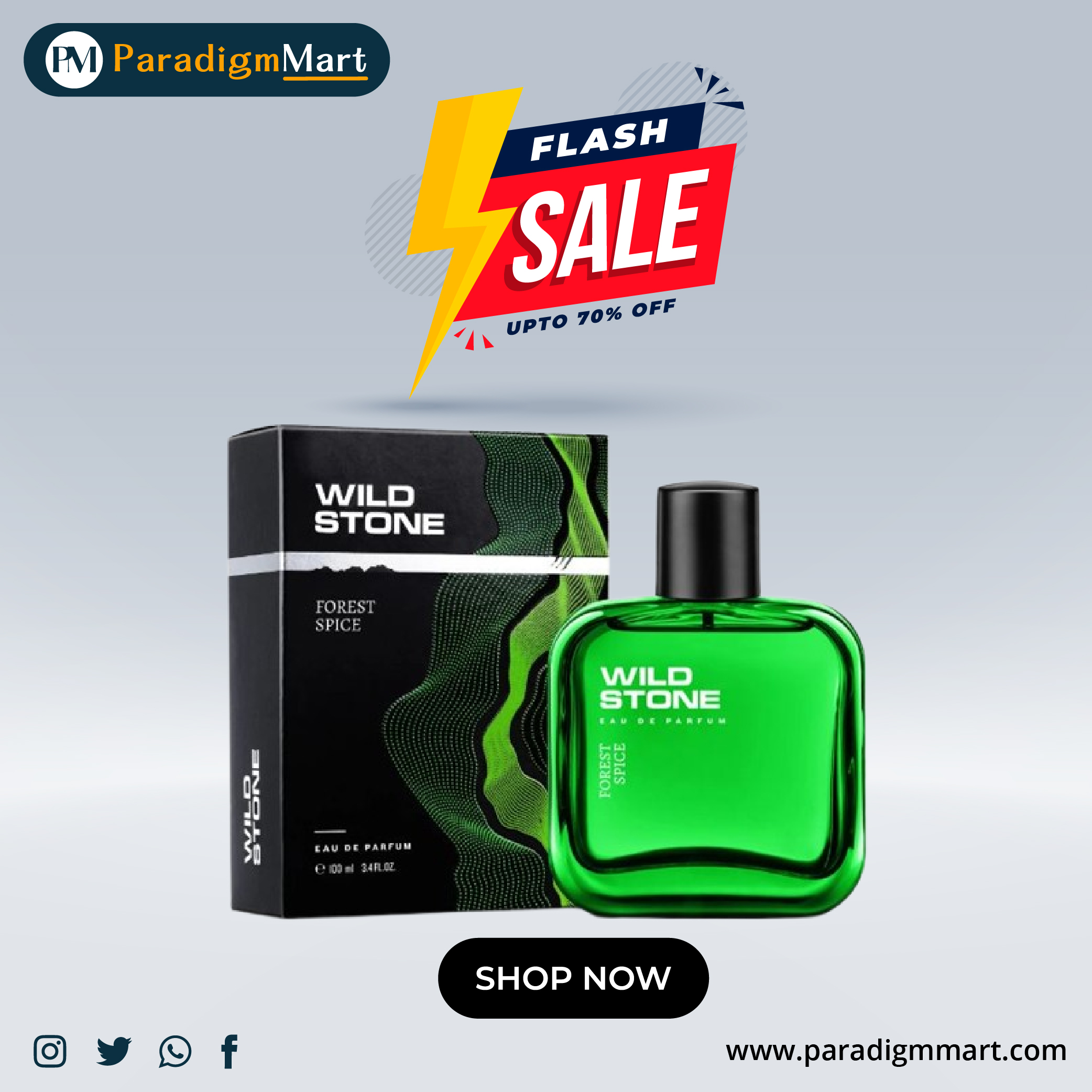 100 ml Wild Stone Forest Spice Perfume-01 100 ml Wild Stone Forest Spice Perfume