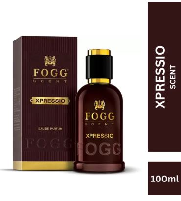 100ml Fogg Xpressio Scent Eau De Parfum - Mens Perfume, Long-Lasting Fresh & Powerful Fragrance.